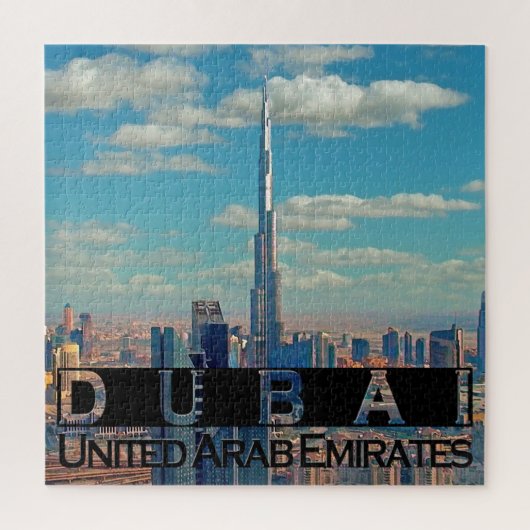 Dubai Square Puzzle Legpuzzel (Verticaal)