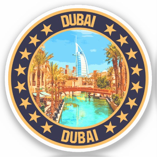 Dubai Sticker (Voorkant)