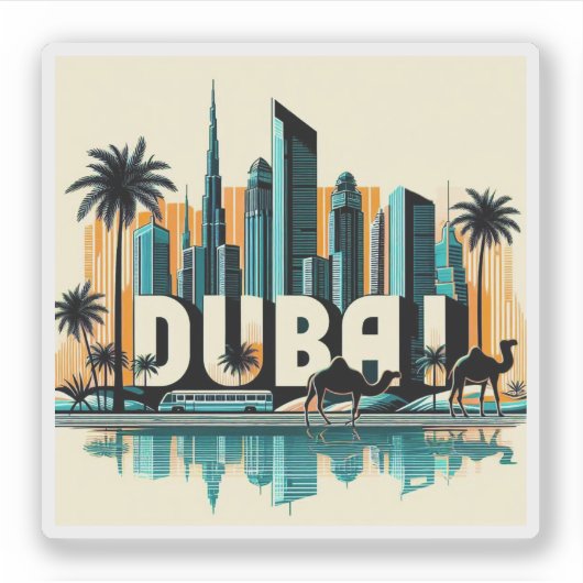 Dubai Sticker (Voorkant)