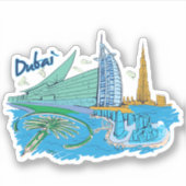 Dubai Sticker (Voorkant)