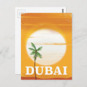 Dubai -stijl vakantie poster briefkaart (Voorkant / Achterkant)