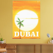 Dubai -stijl vakantie poster canvas afdruk (Insitu (Woonkamer))