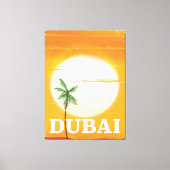 Dubai -stijl vakantie poster canvas afdruk (Voorkant)