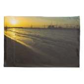 Dubai strand zonsondergang kussensloop (Achterkant)