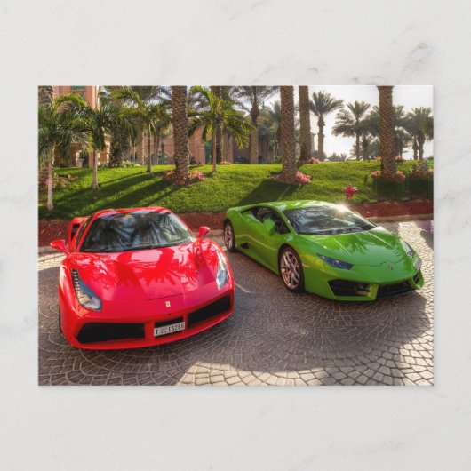 Dubai SuperCars Briefkaart (Voorkant)