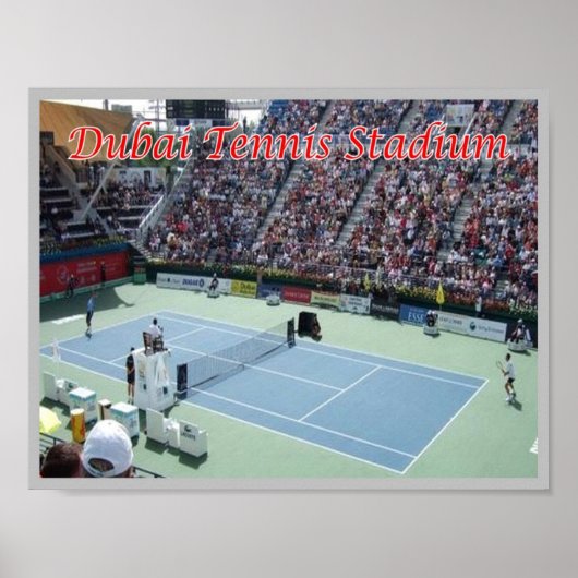 Dubai - Tennis Stadium - Poster (Voorkant)