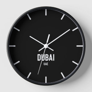 Dubai Time Zone Newsroom Muur Klok