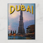Dubai Travel Briefkaart (Voorkant)