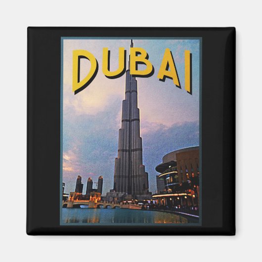 Dubai Travel Magneet (Voorkant)