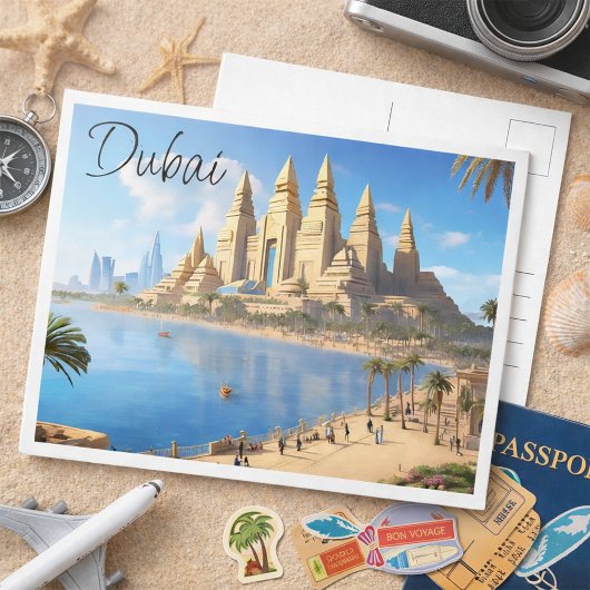 Dubai Travel Postcard Briefkaart