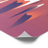 Dubai Travel Poster Verenigde Arabische Emiraten (Hoek)