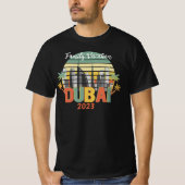 Dubai Travel Tourist Vacation Group Matching T-Shi T-shirt (Voorkant)