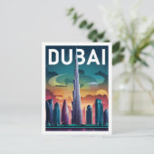 Dubai UAE Beroemde Reisplaats Briefkaart (Staand voorkant)