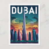 Dubai UAE Beroemde Reisplaats Briefkaart (Voorkant)