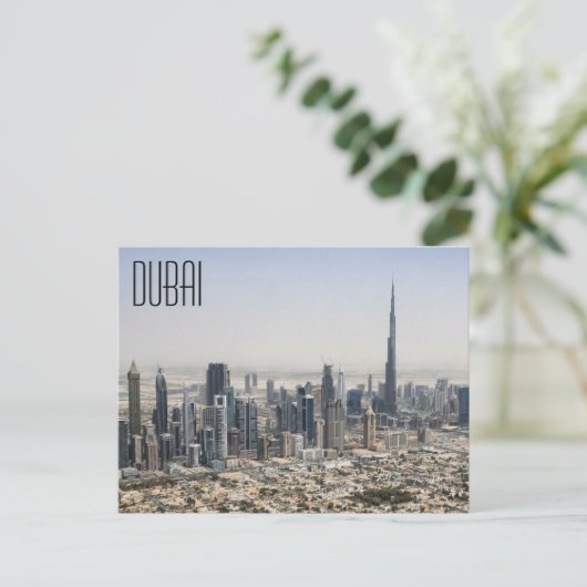 Dubai UAE Briefkaart (Staand voorkant)