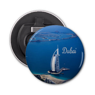 Dubai UAE Burj Al Arab Button Flesopener
