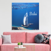 Dubai UAE Burj Al Arab Canvas Afdruk (Insitu (Woonkamer))