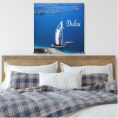 Dubai UAE Burj Al Arab Canvas Afdruk (Insitu (Slaapkamer))