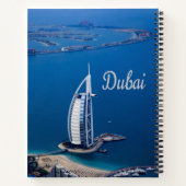Dubai UAE Burj Al Arab Notitieboek (Achterkant)