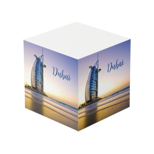 Dubai UAE Paper Cube Note Paper Kubus (Achter hoekig)