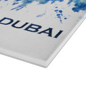 Dubai UAE Skyline Blue Snijplank (Hoek)