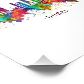 Dubai UAE Skyline Foto Afdruk (Hoek)