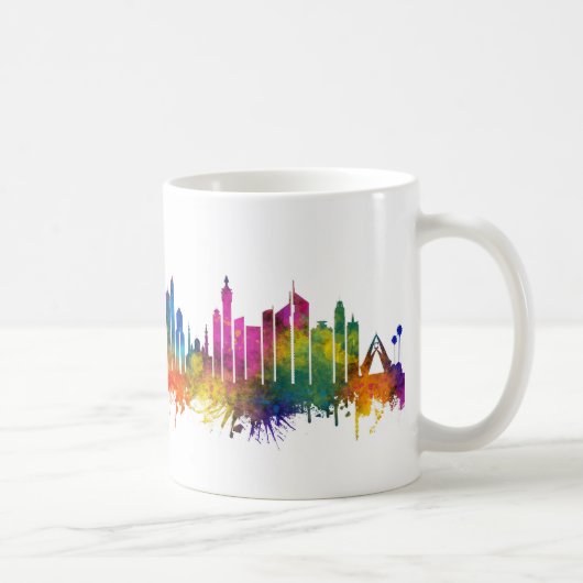 Dubai UAE Skyline Koffiemok (Rechts)