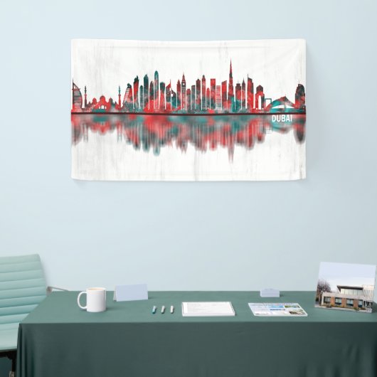 Dubai UAE Skyline Spandoek (Beurs)