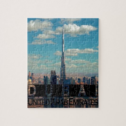 Dubai UAE Souvenir Legpuzzel (Verticaal)