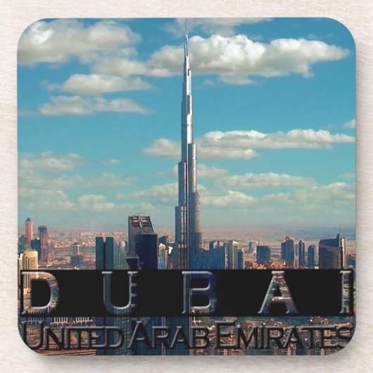 Dubai UAE Souvenir Onderzetter (Voorkant)
