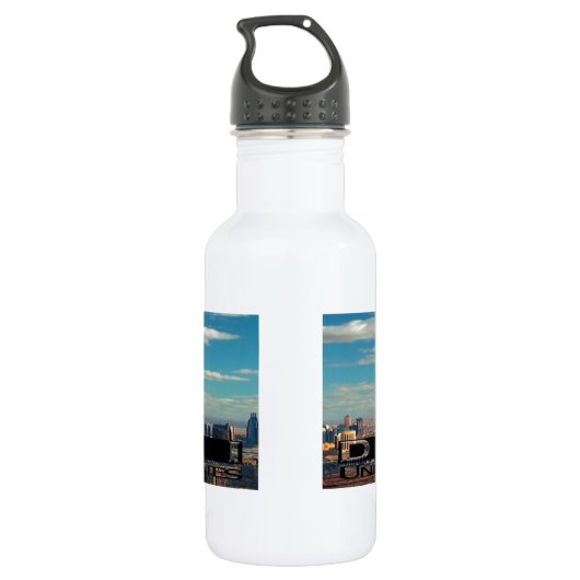 Dubai UAE Souvenir Waterfles (Achterkant)