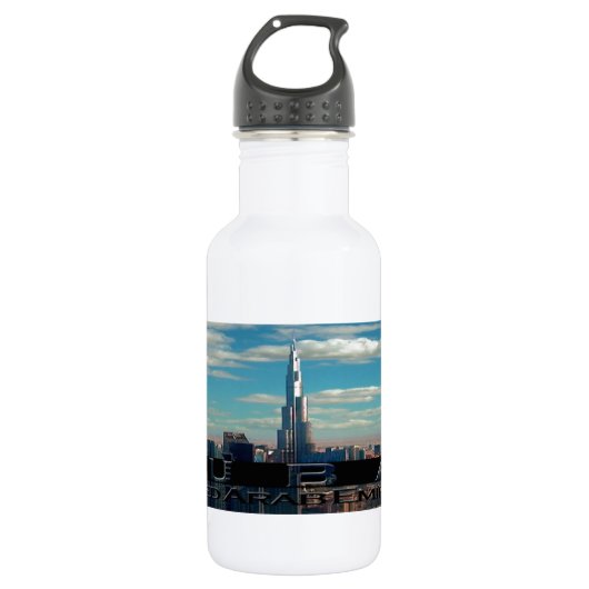 Dubai UAE Souvenir Waterfles (Voorkant)