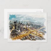 Dubai UAE - unieke reis - Souvenir Fine Art Briefkaart (Voorkant / Achterkant)