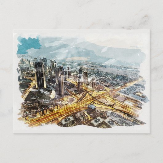Dubai UAE - unieke reis - Souvenir Fine Art Briefkaart (Voorkant)