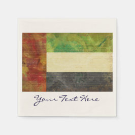 Dubai UAE-vlaggenpartij Napkins Servet