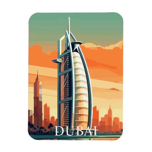 Dubai UAE wolkenkrabbers reizen Magneet (Verticaal)