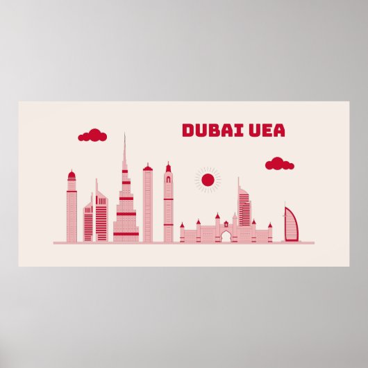 Dubai UEA Poster (Voorkant)