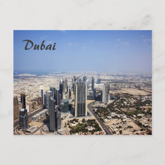 Dubai Uitzicht Briefkaart (Voorkant)