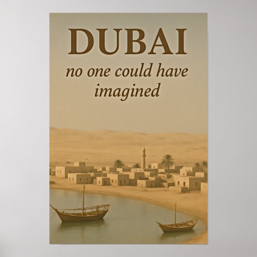 Dubai: Unimaginable Origins Poster (Voorkant)