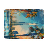 Dubai United Arab Emirates Burj Khalifa Cityscape Magneet (Horizontaal)