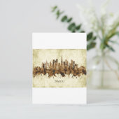 Dubai United Arab Emirates Cityscape Uitnodiging Briefkaart (Staand voorkant)