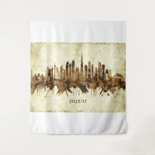 Dubai United Arab Emirates Cityscape Wandkleed (Voorkant)