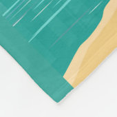 Dubai United Arab Emirates Retro Travel Art Fleece Deken (Hoek)