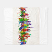 Dubai United Arab Emirates Skyline Fleece Deken (Voorkant (Horizontaal))