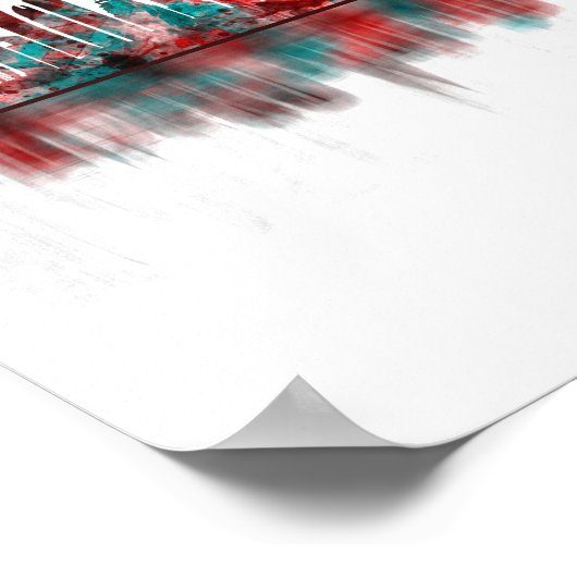 Dubai United Arab Emirates Skyline Poster (Hoek)