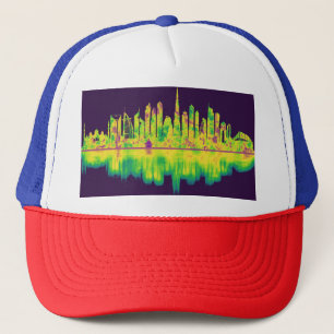 Dubai United Arab Emirates Skyline Trucker Pet