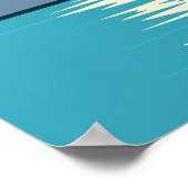 Dubai United Arab Emirates Travel Illustration Poster (Hoek)