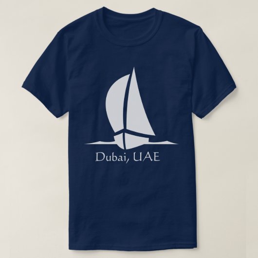 Dubai, VAE - Boot T-shirt (Design voorkant)