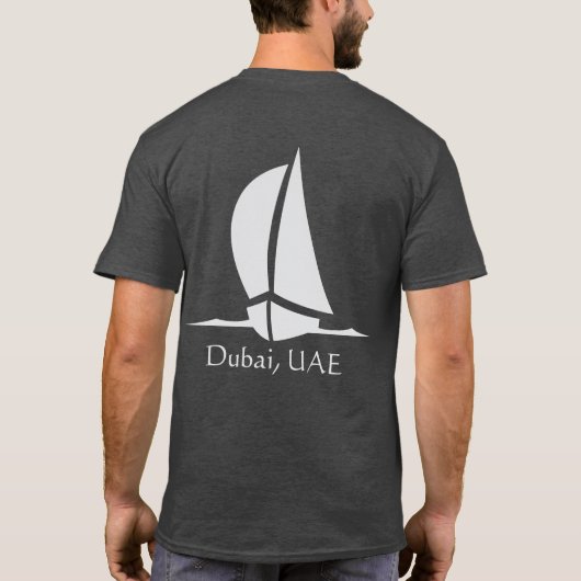 Dubai, VAE - Boot T-shirt (Achterkant)