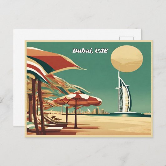 Dubai, VAE Briefkaart (Voorkant / Achterkant)